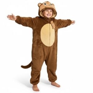 Toddler Baby Infant Boy Girl 18m Fleece Onesie One Piece Warm Cozy Winter Pj New